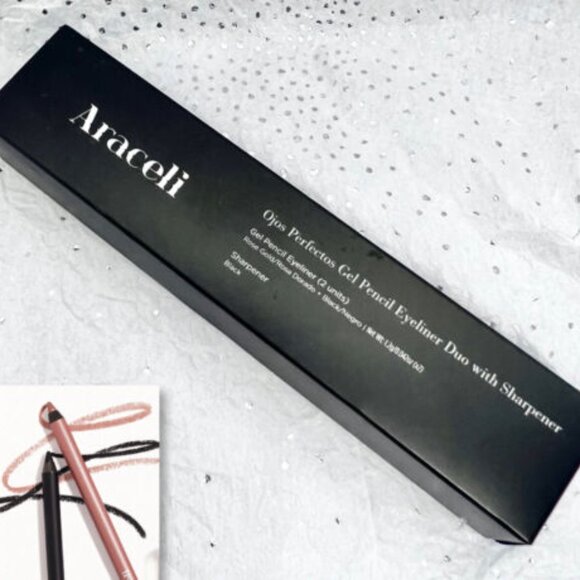 ARACELI BEAUTY Gel Pencil Eyeliner Duo w/Sharpener (2-Pack) (NEW & SEALED!) - Picture 5 of 7